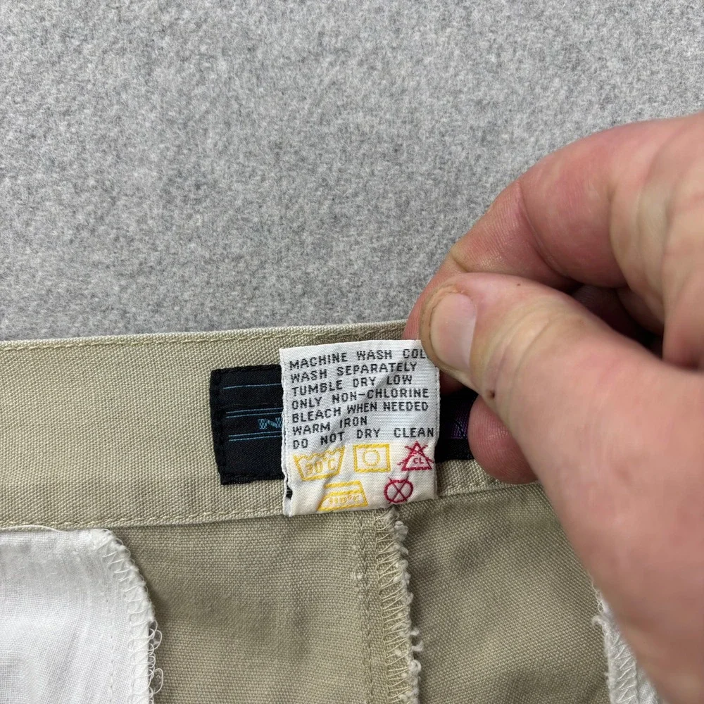 Vintage‎ 90s The North Face Pants Mens 38x31 Beige Chinos Retro Outdoor *FLAW?